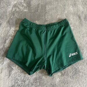 Asics Dark Green Sports Shorts